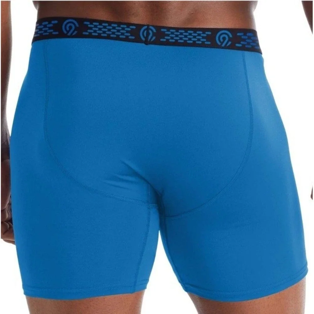 Men's Boxer Briefs 3 Pk C9 Champion‎ Black Gray Blue Size Small